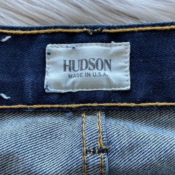 Hudson Byron Five Pocket Straight Dark Wash Jean Mens 29 x 34 - Picture 7 of 12